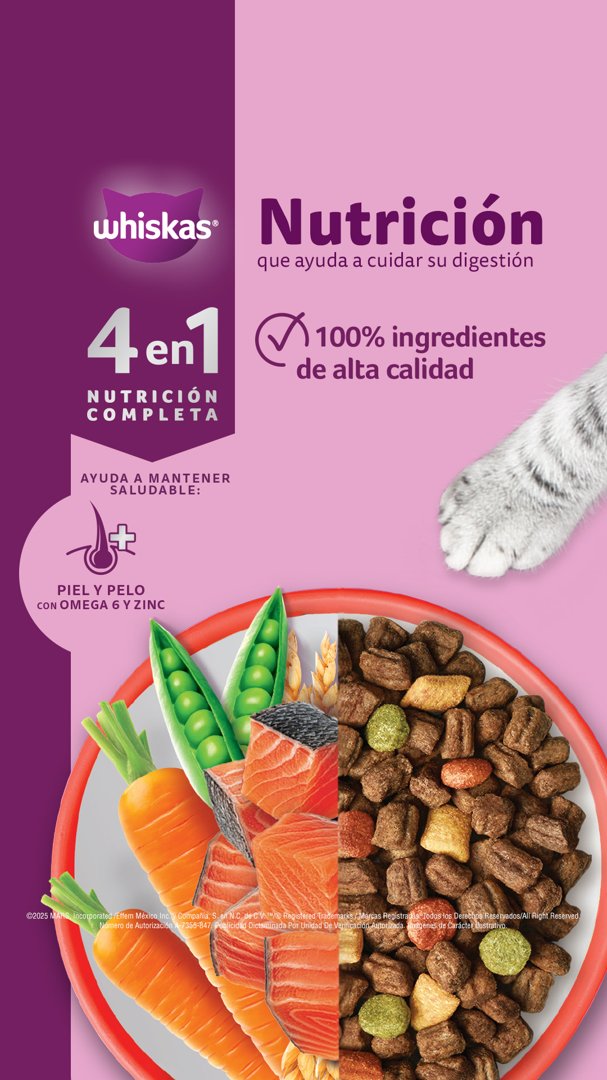 Anuncio de Whiskas México: Alimento para gatos