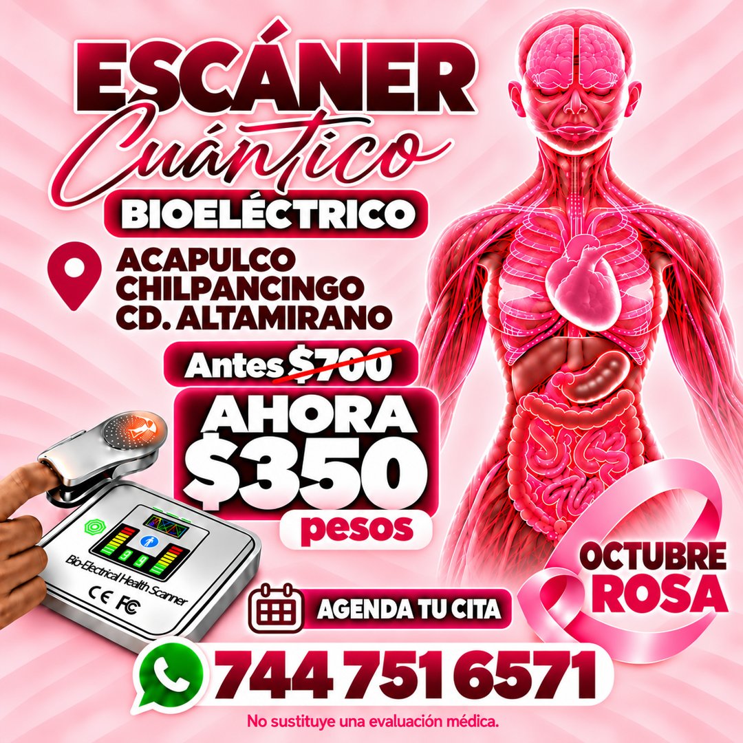 Anuncio de Vital Bere: Escaneo bioeléctrico
