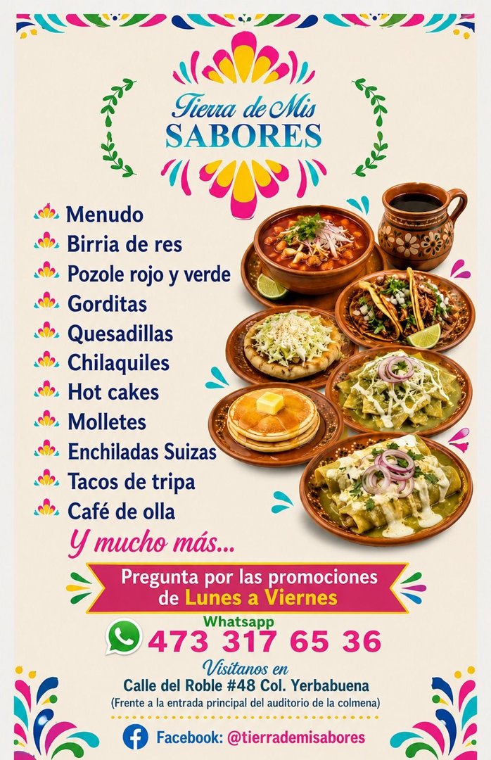 Anuncio de Tierra De Mis Sabores: Restaurante