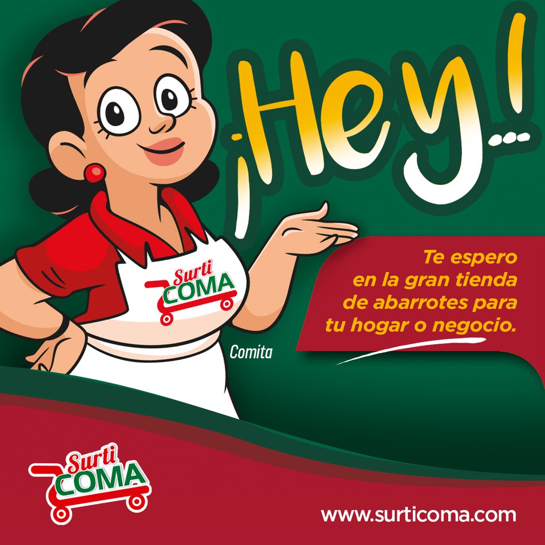 Anuncio de Surticoma: tienda de abarrotes