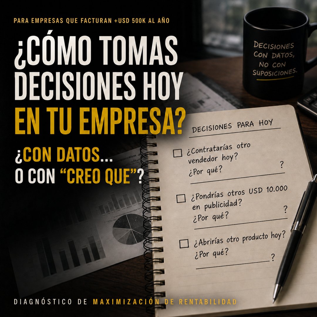 Anuncio de Norte CFO: Diagnóstico de rentabilidad