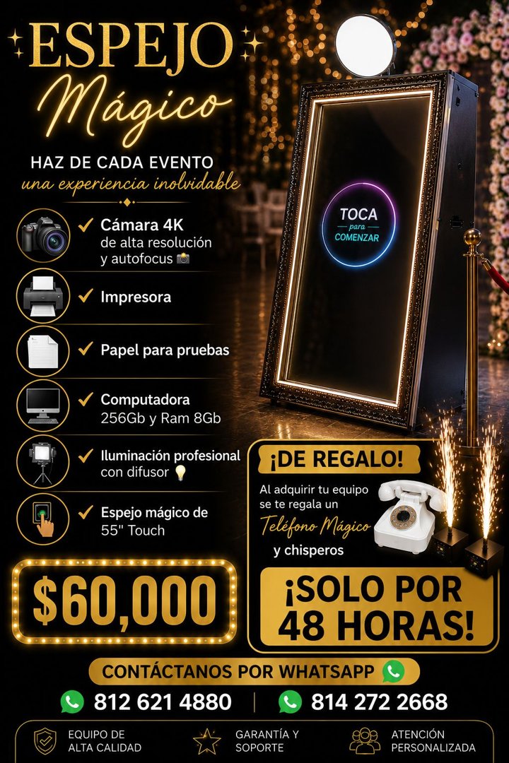 Anuncio de Eventos 360 Monterrey