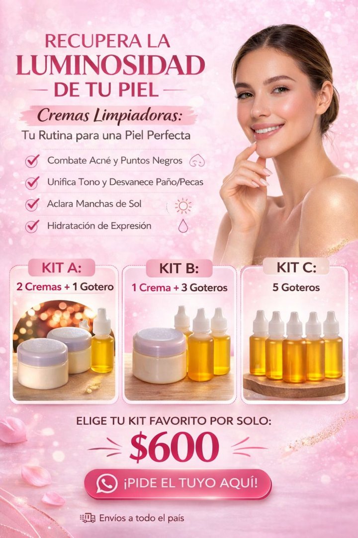 Anuncio de Cremas Limpiadoras