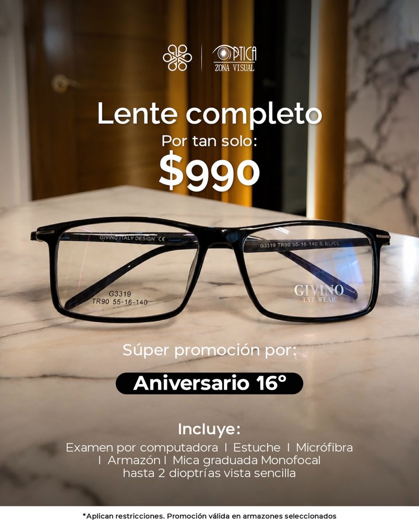 Anuncio de Vitalia - Óptica & Nutrición: Lente completo