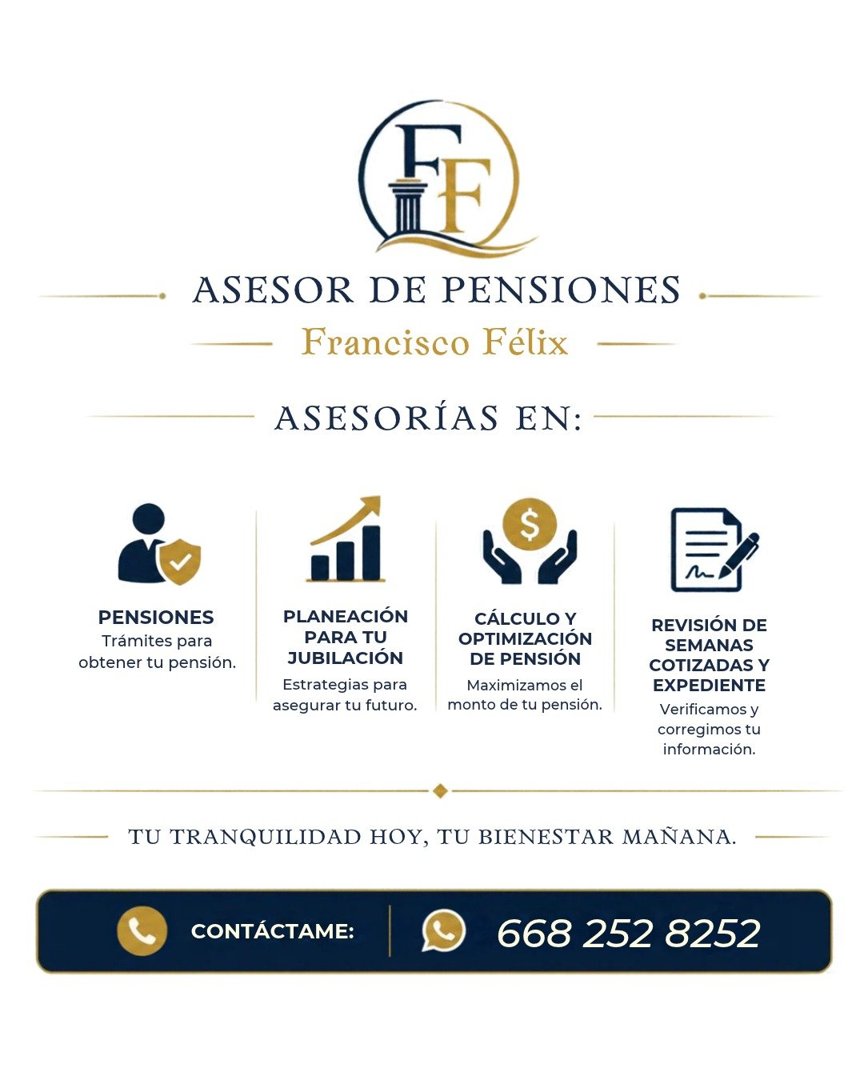 Anuncio de Francisco Felix Medina: asesoría de pensiones