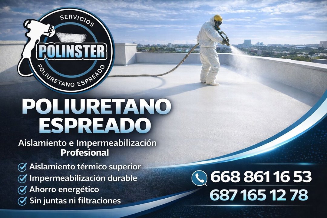 Anuncio de Poliuretanos Polinster Guasave: Poliuretano espreado