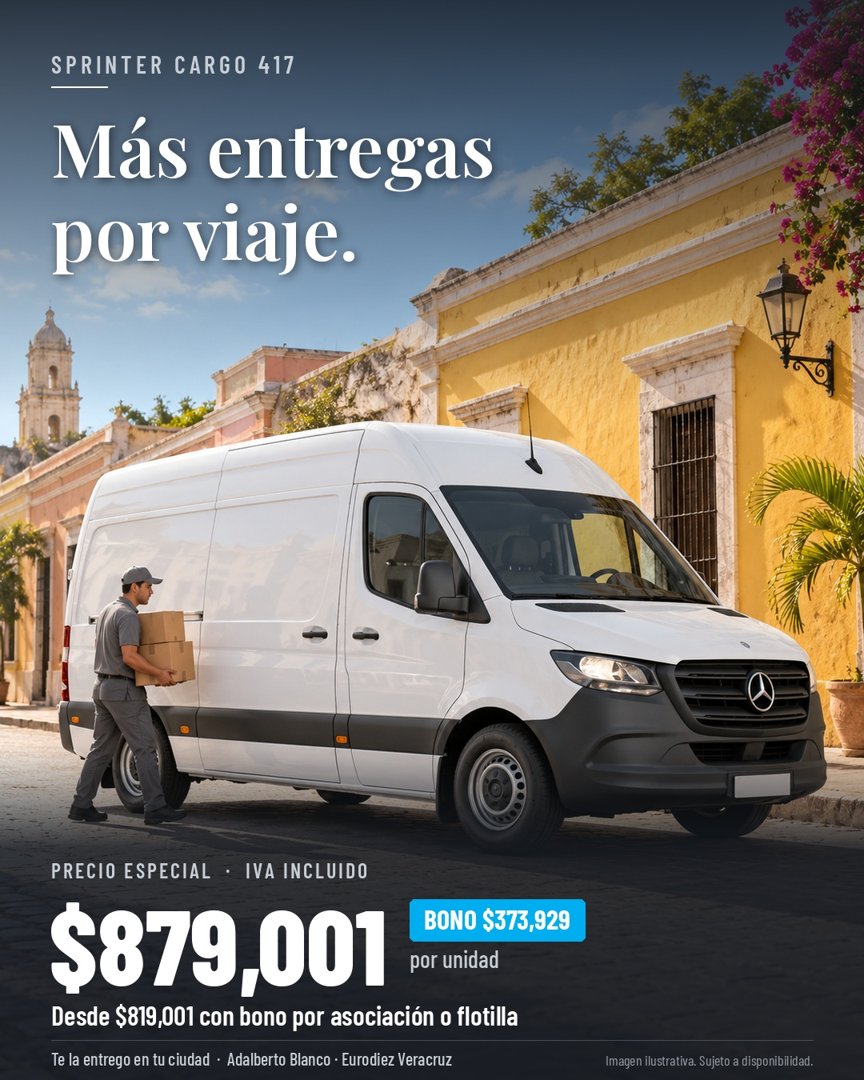Anuncio de Ventas Sprinter-Eurodiez  / Adalberto Blanco: Sprinter Cargo 417
