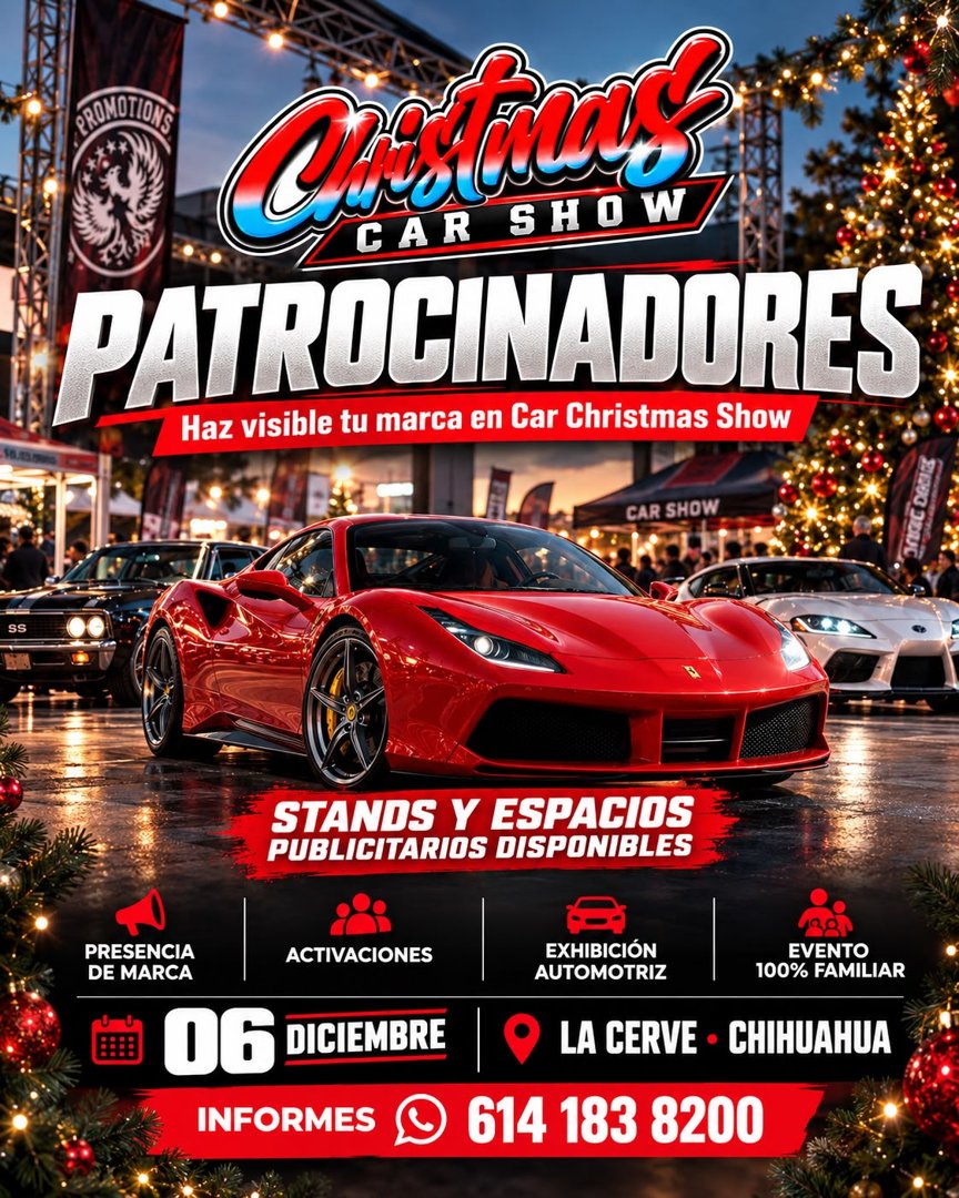 Anuncio de Christmas Car Show