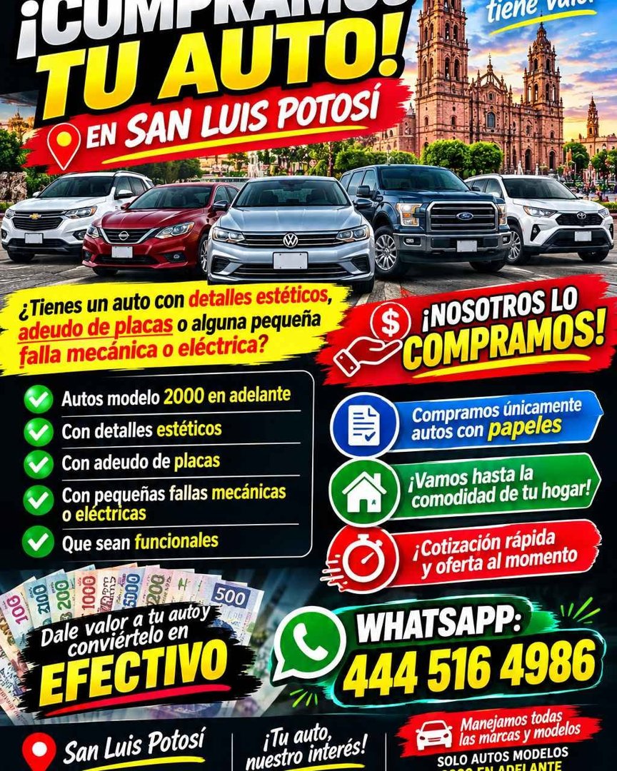 Anuncio de Autoo Compra Slp: compra de autos