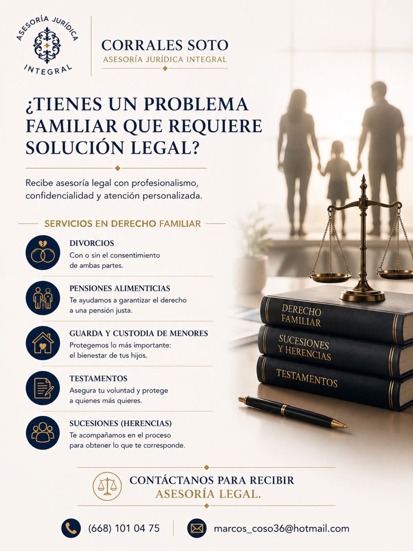 Anuncio de Lic. Marcos Corrales - Asesoría jurídica Integral: asesoría jurídica integral