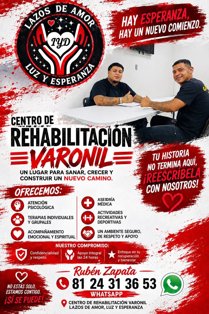 Anuncio de Clínica de Rehabilitación en Adicciones en Nuevo Leon: Clínica de rehabilitación en adicciones