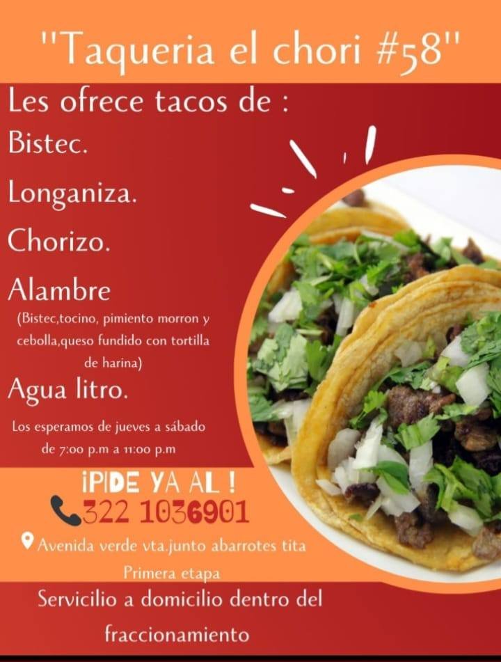 Anuncio de Wings&Burguerverdevallarta: tacos