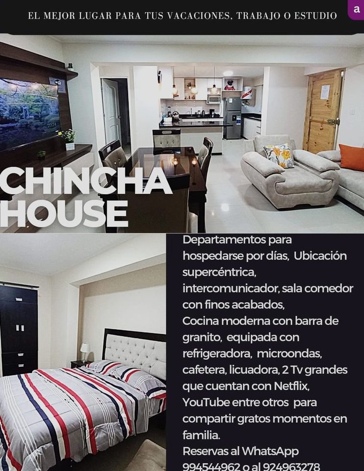 Anuncio de Chincha HOUSE