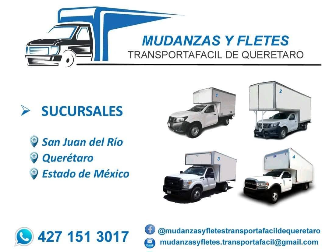 Anuncio de Mudanzas y Fletes Transportafacil de Queretaro: Mudanzas y fletes