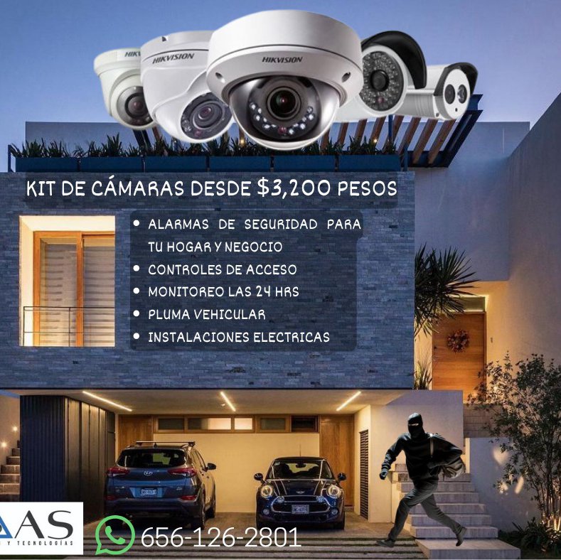 Anuncio de Javier Carlos: Kit de cámaras de seguridad