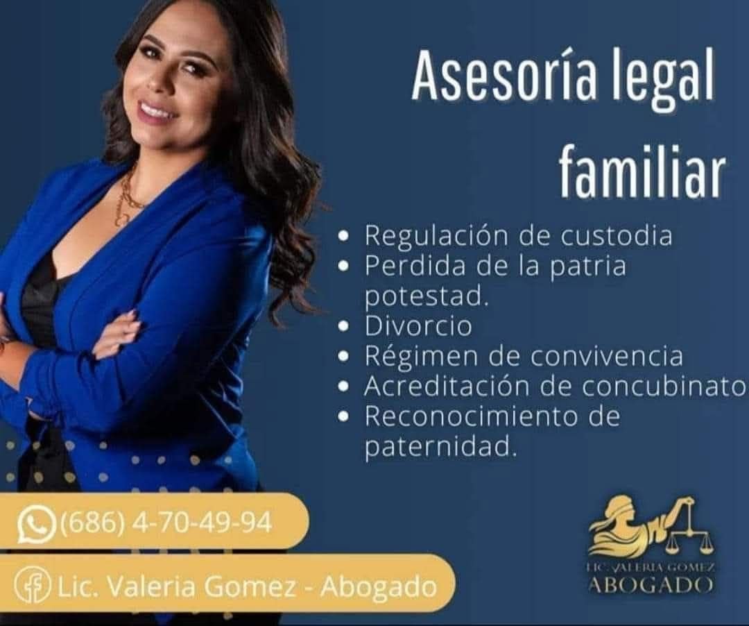 Anuncio de Lic. Valeria Gómez - Abogada: asesoría legal familiar