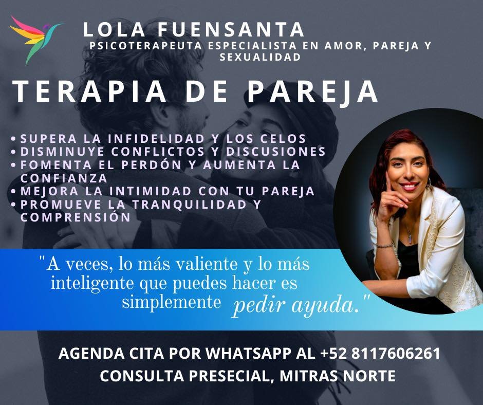 Anuncio de Lola Fuensanta Psicoterapeuta: Terapia de pareja