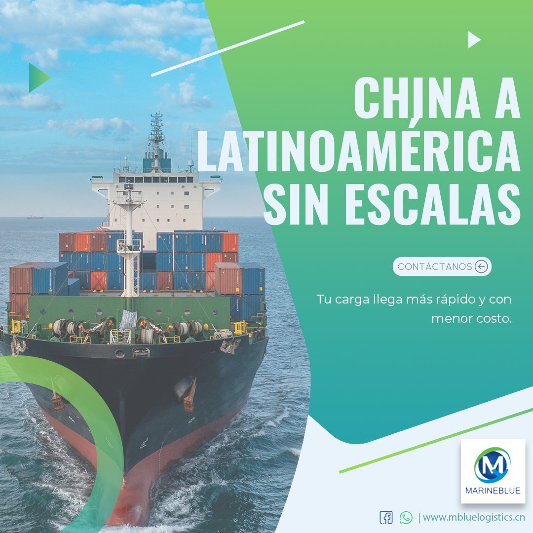 Anuncio de Mbluelogistics: Transporte marítimo