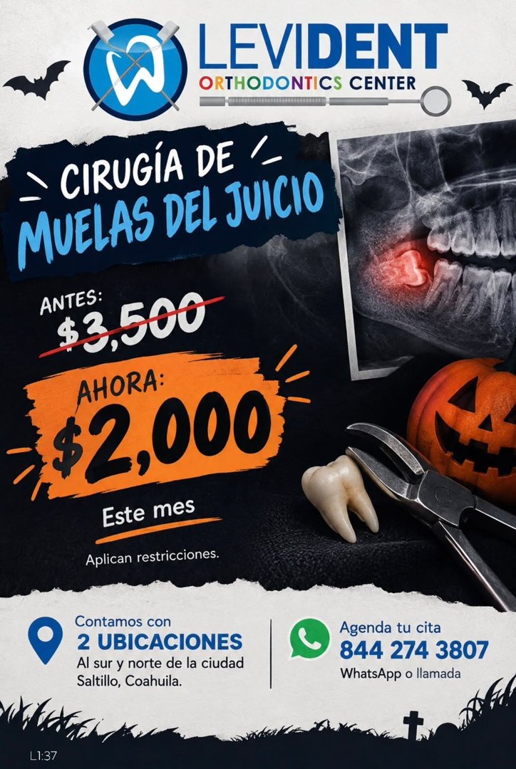 Anuncio de Dr.Daniel Lecona: Cirugía de muelas del juicio