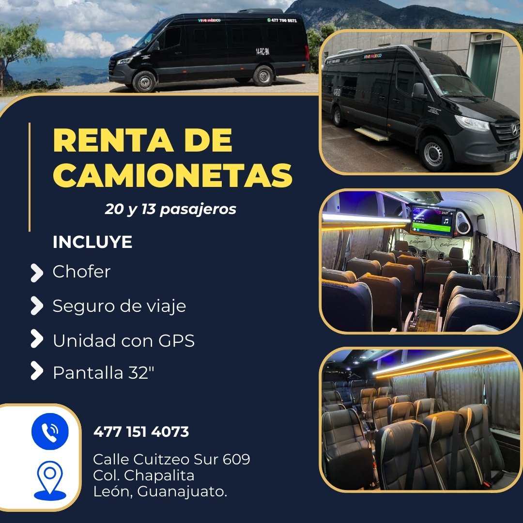 Anuncio de Choncho Tour: renta de camionetas