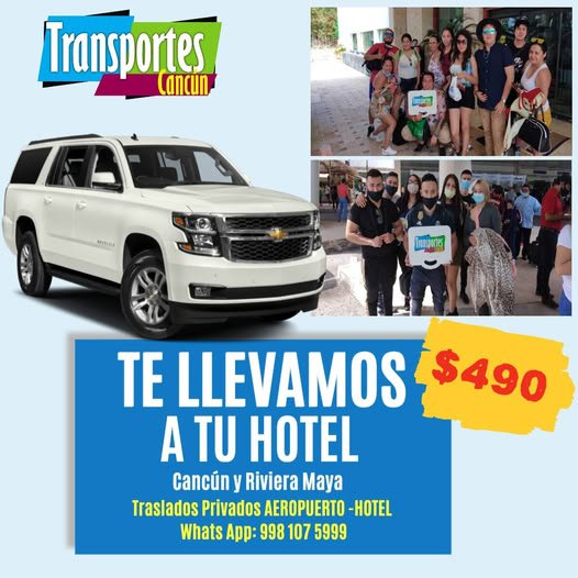 Anuncio de Transportes Cancun