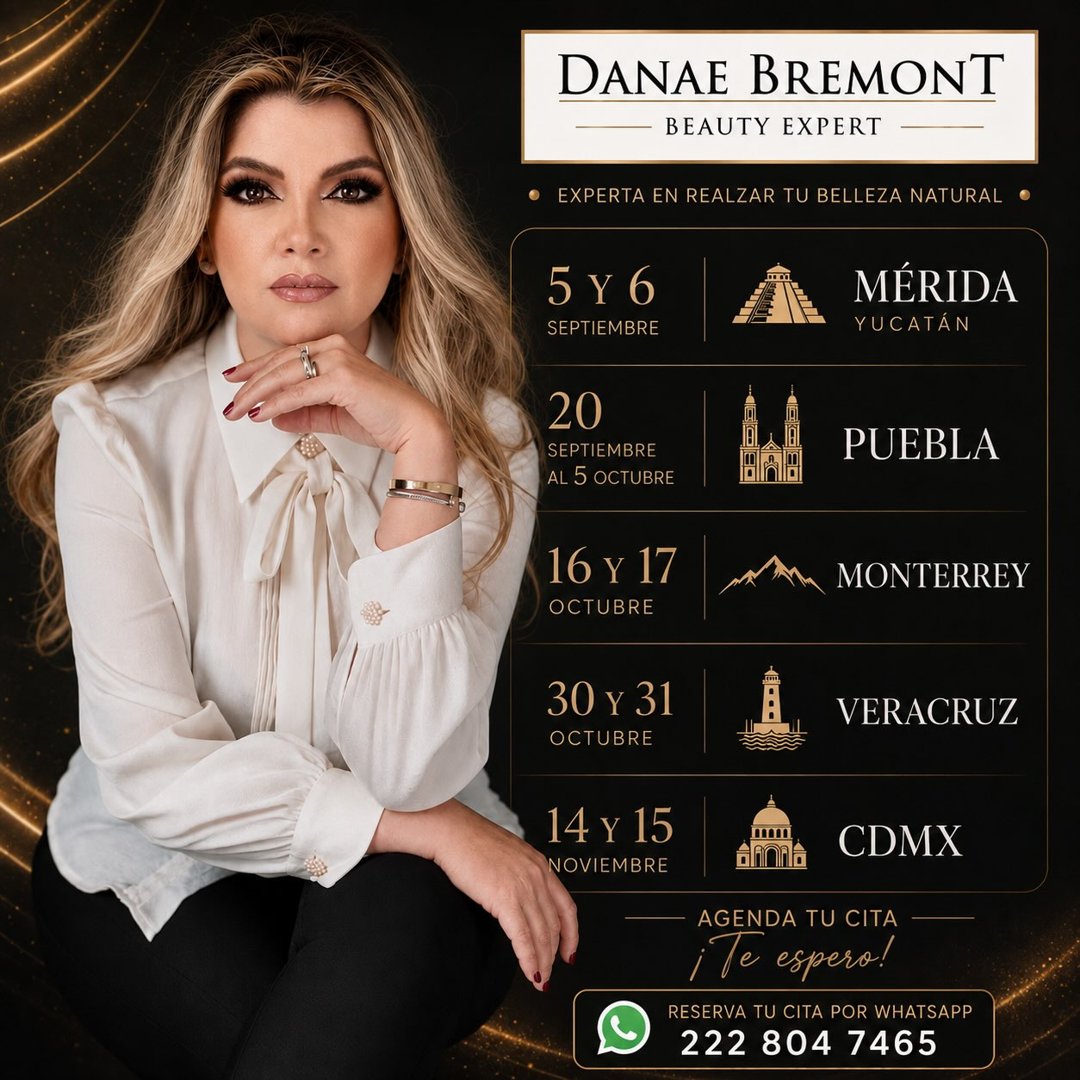 Anuncio de Danae Bremont: microblading