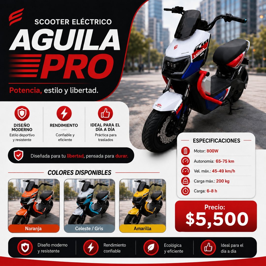 Anuncio de Evobike Oceanía: Scooter eléctrico