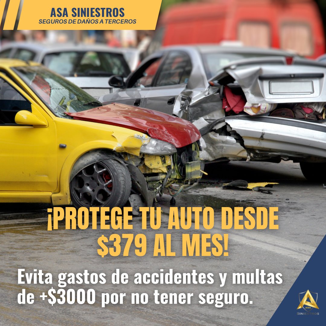 Anuncio de ASA Siniestros Autos Seguros: seguro de auto