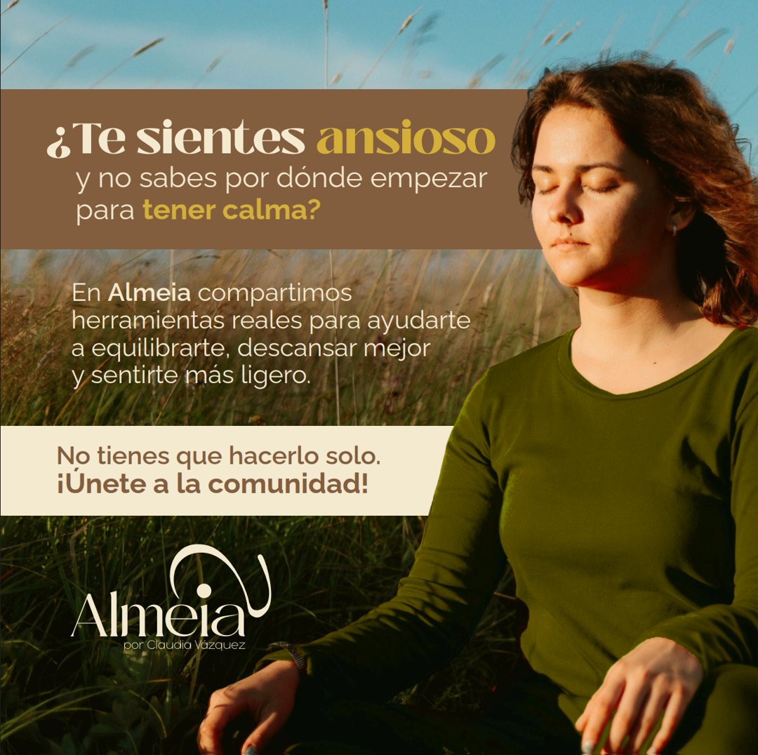 Anuncio de Almeia: apoyo para ansiedad y bienestar mental