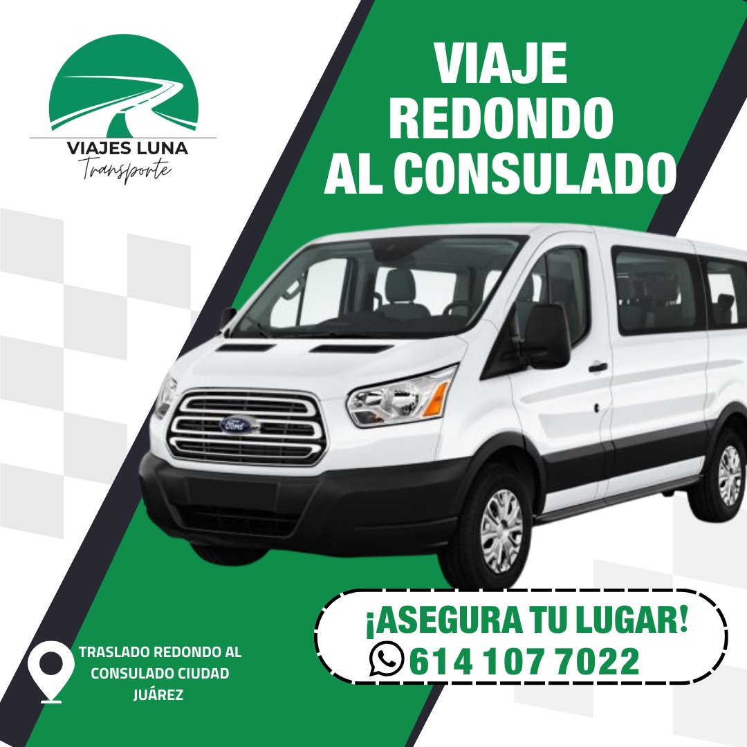 Anuncio de Viajes Luna: traslado redondo al consulado