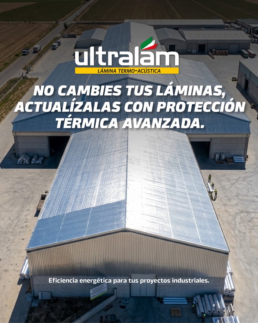 Anuncio de Ultralam - Láminas de PVC termoacústicas: Láminas termoacústicas