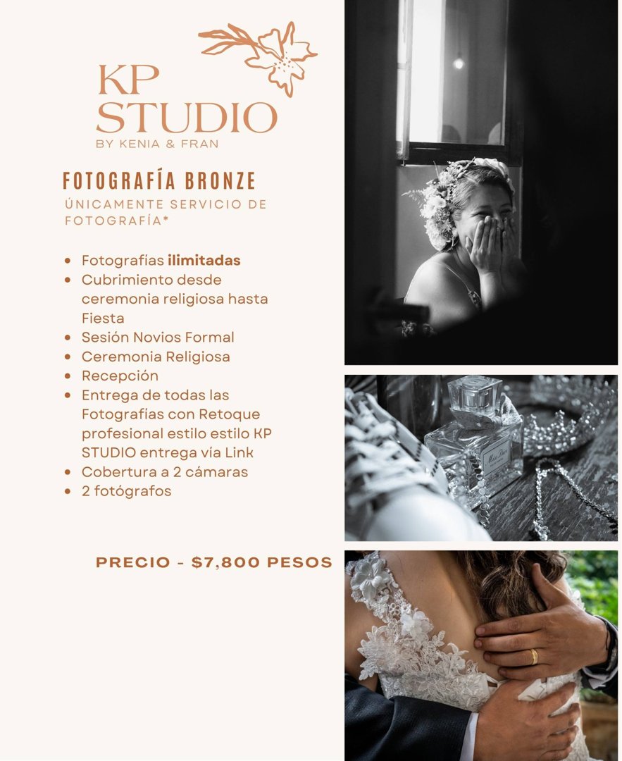 Anuncio de KP Studio Foto, VideoCine y Música: Fotografía de boda