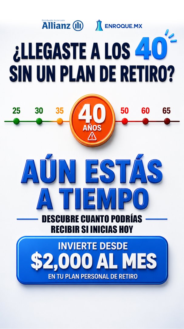 Anuncio de Enroque: Plan personal de retiro