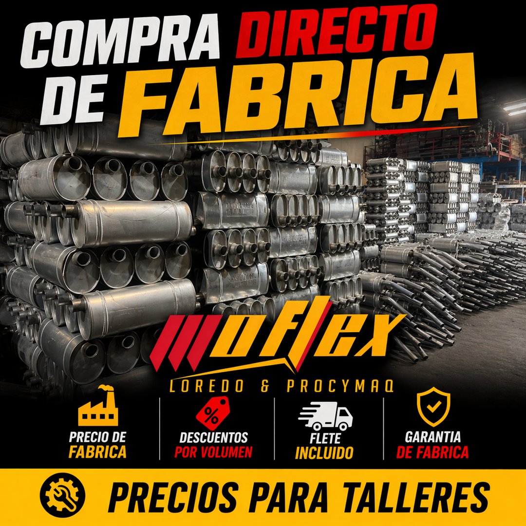 Anuncio de Moflex: silenciadores