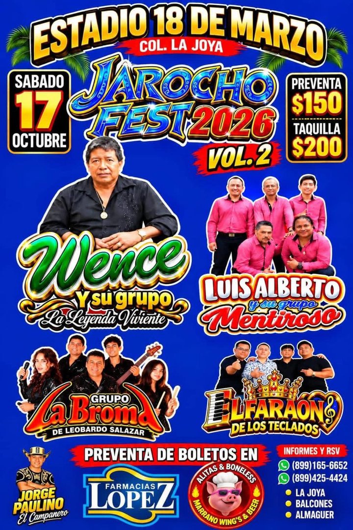 Anuncio de Grupo La Broma De Leobardo Salazar: Concierto de Grupo La Broma De Leobardo Salazar