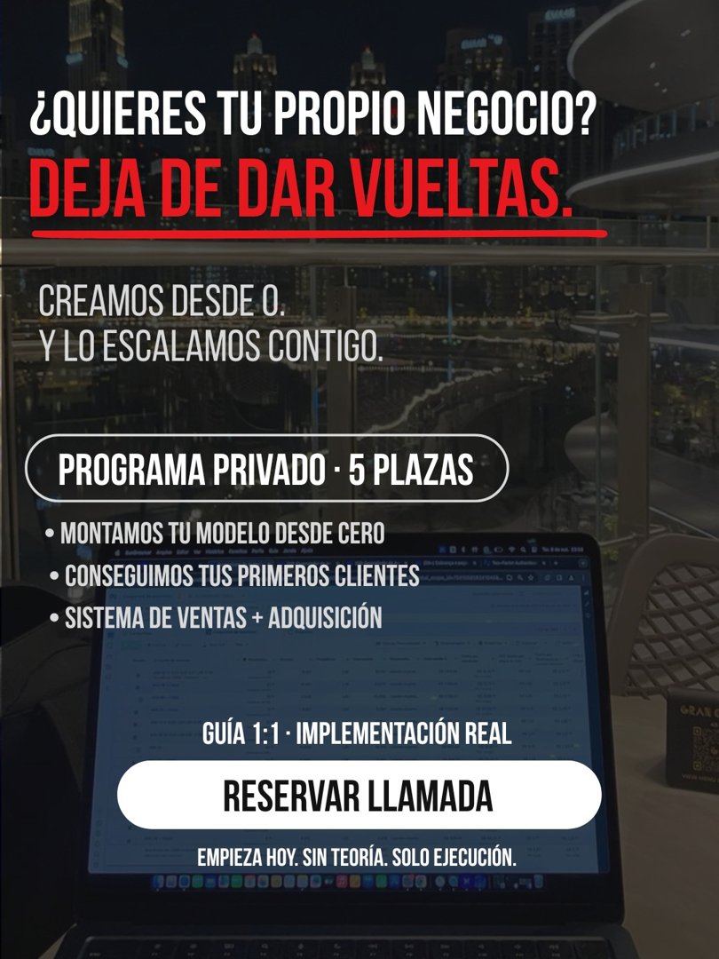 Anuncio de javi_andreo: consultoría de negocio