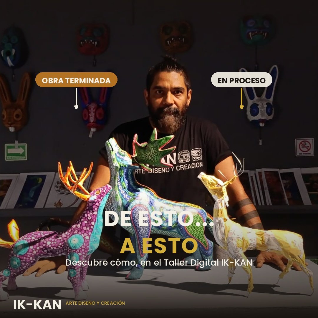 Anuncio de Ik-Kan: Taller de arte digital