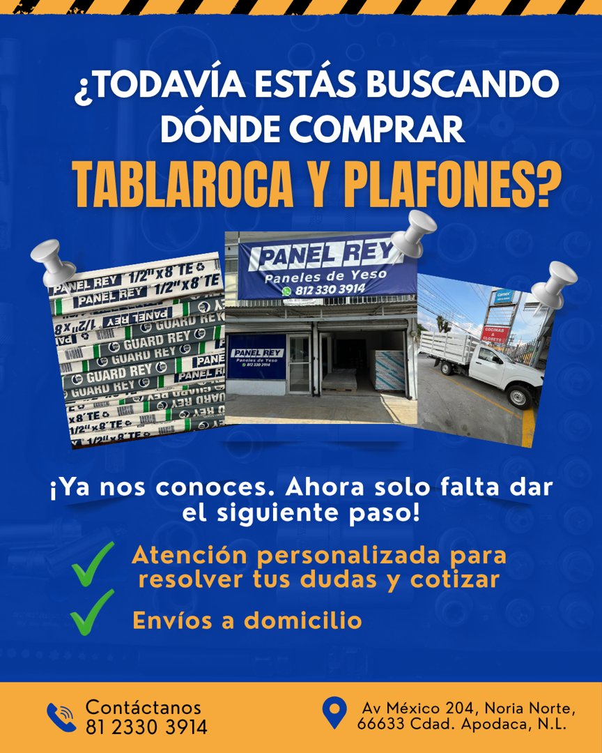 Anuncio de Tabla roca & plafones express: Tabla roca y plafones