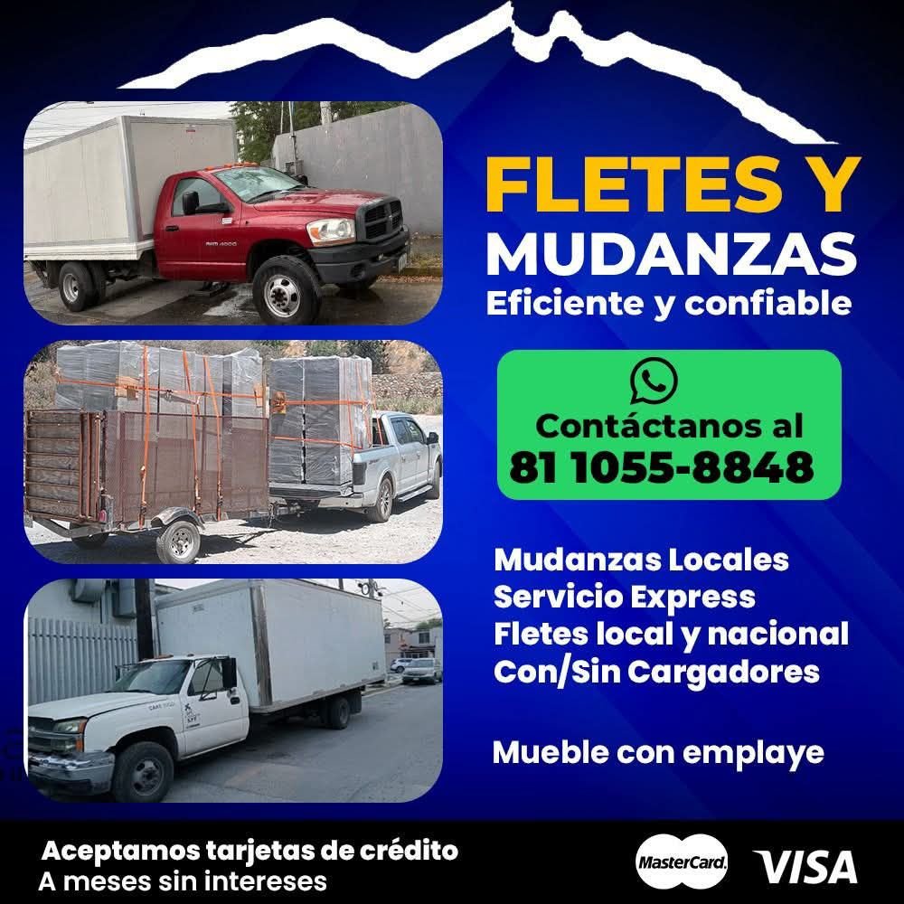 Anuncio de Fletes y mudanzas Urgentes: Fletes y mudanzas