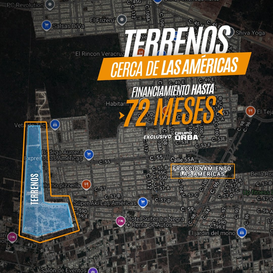 Anuncio de Terrenos cerca de las Américas: Terrenos