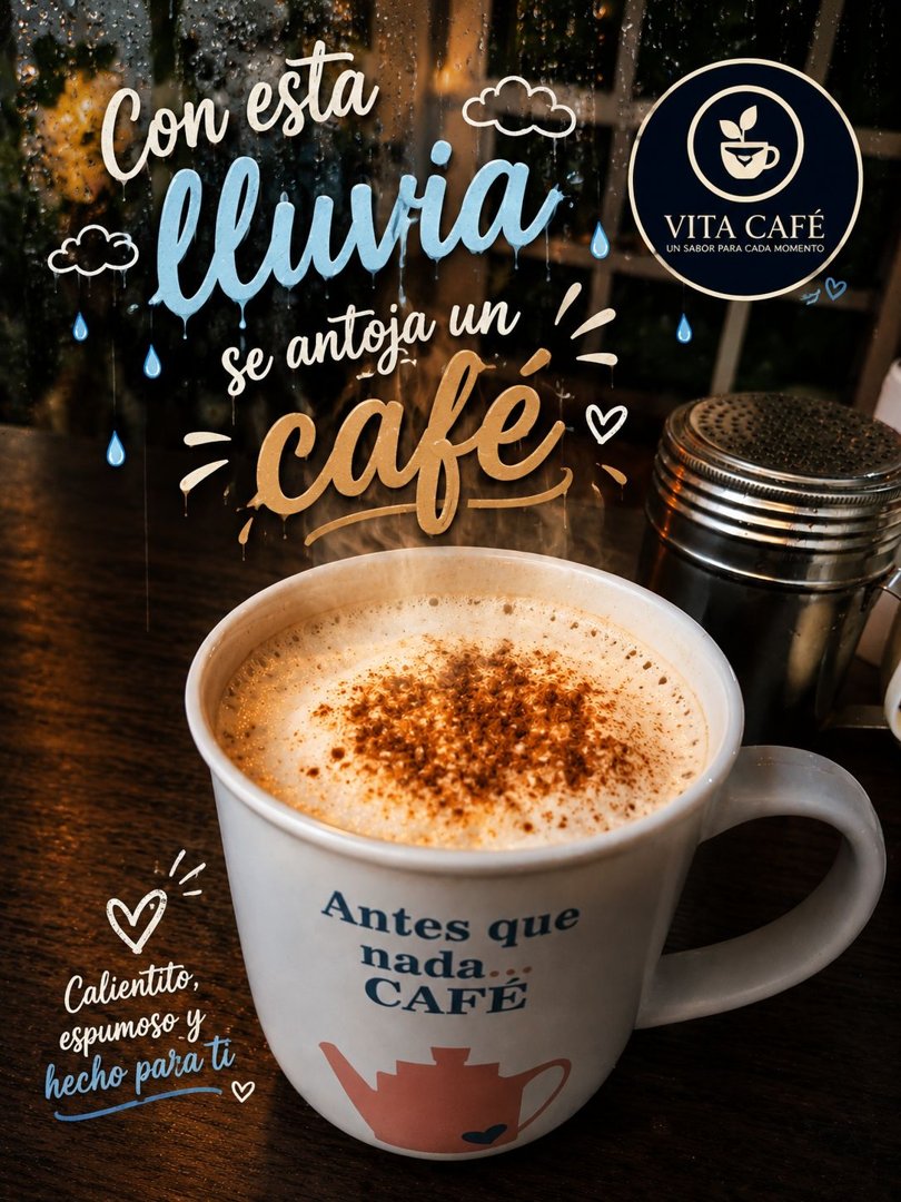 Anuncio de Vita Caffe: café