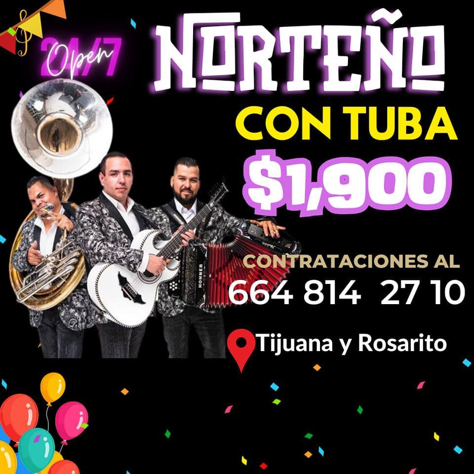 Anuncio de Norteño De Cali