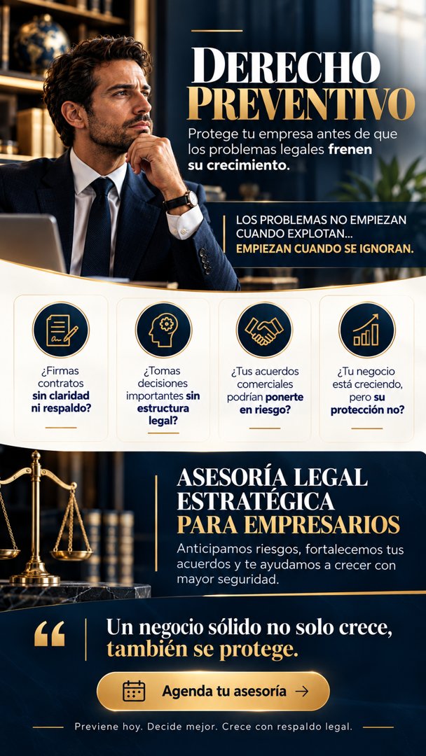Anuncio de Ricardo Padilla Cervantes: Asesoría legal estratégica para empresarios