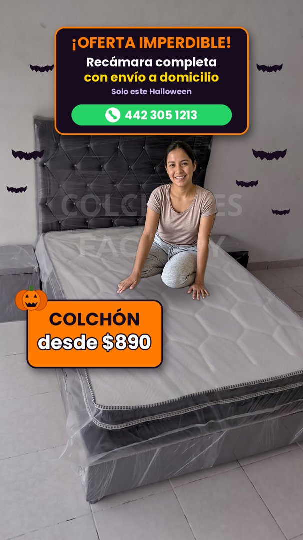Anuncio de Colchones Factory: Colchón
