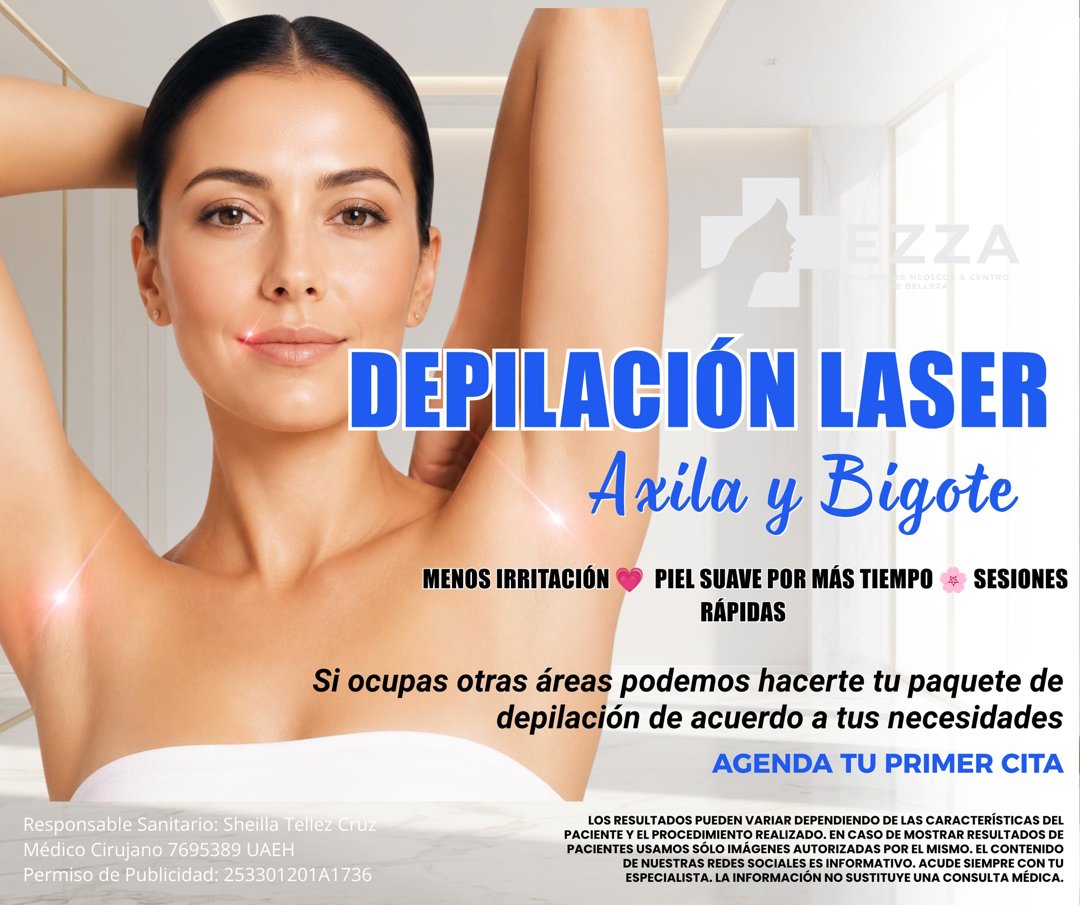 Anuncio de Ezza Centro de Belleza: Depilación láser