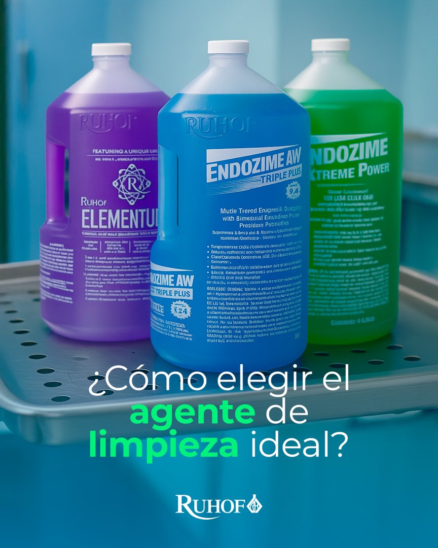 Anuncio de Ruhof Latam: Agente de limpieza para equipos médicos