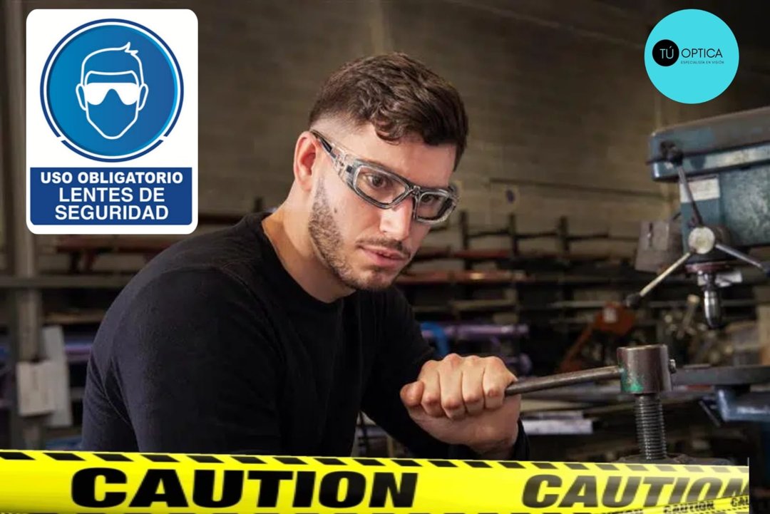 Anuncio de TÚ Óptica Express Monterrey: Lentes de seguridad graduados