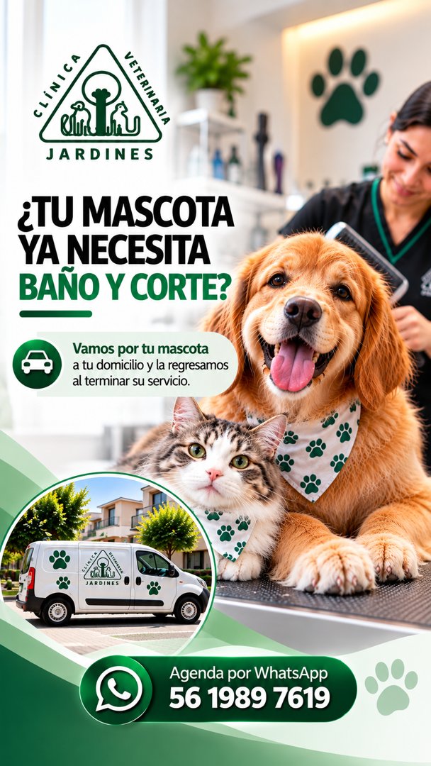 Anuncio de Clínica Veterinaria Jardines