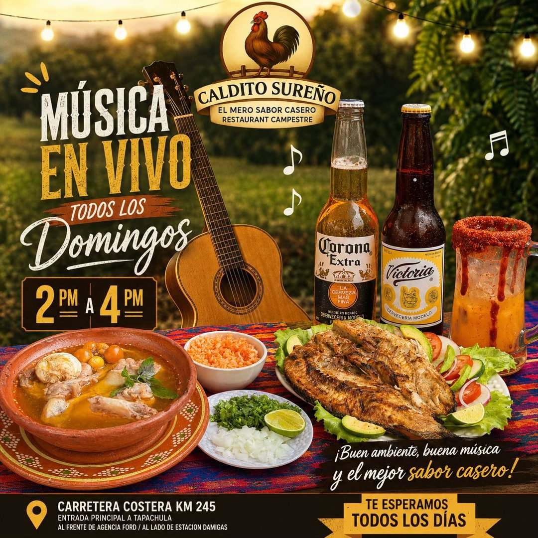 Anuncio de Caldito Sureño: Restaurante campestre