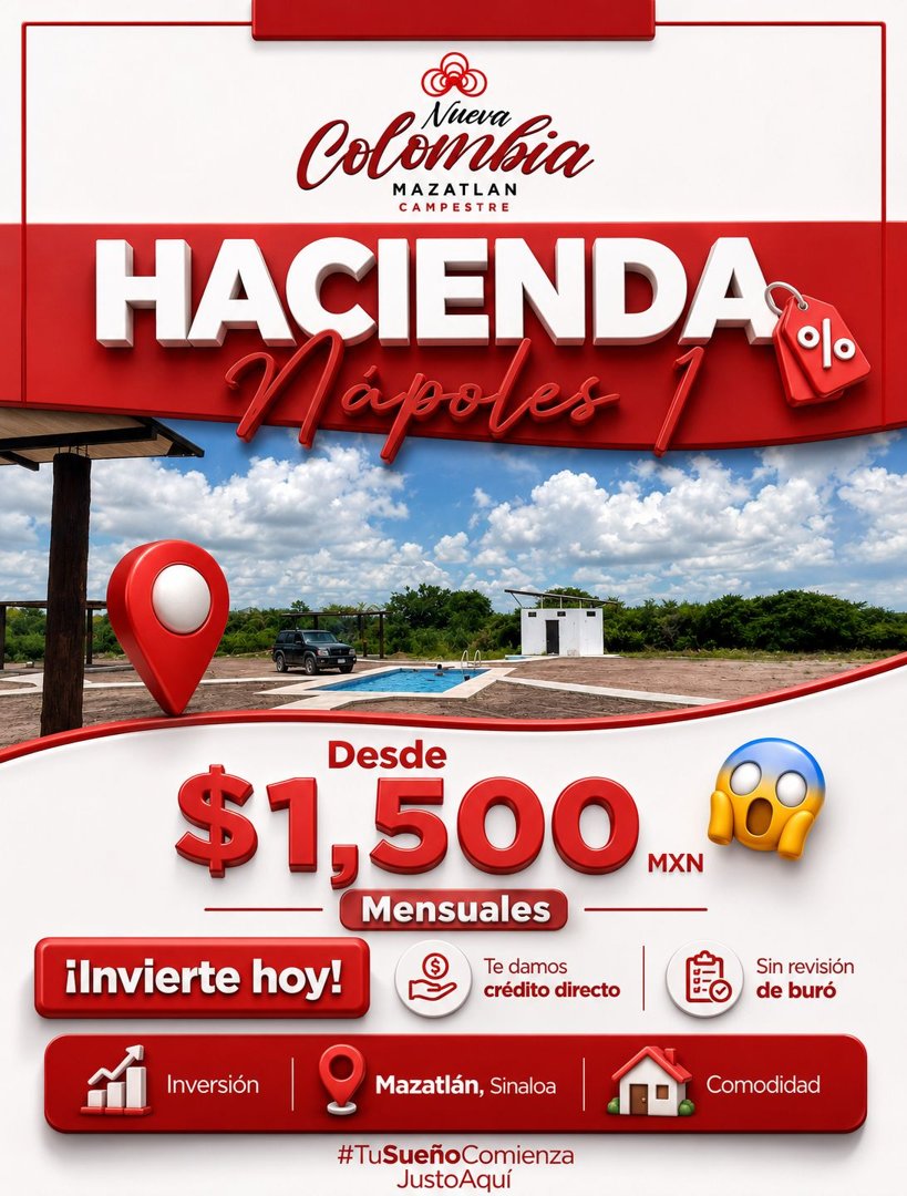 Anuncio de Hugo Badachi terrenos campestres: terreno